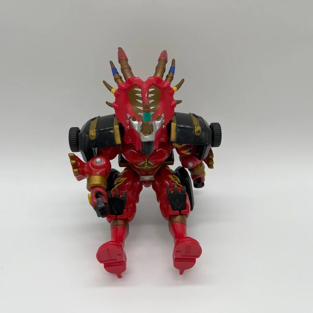Bandai Power Rangers Dino Thunder Triassic Ranger Red Action Figure 2003 Vintage